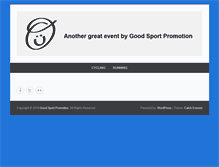 Tablet Screenshot of goodsportpromotion.com
